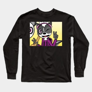 Melody the Guitarist Skunk Long Sleeve T-Shirt